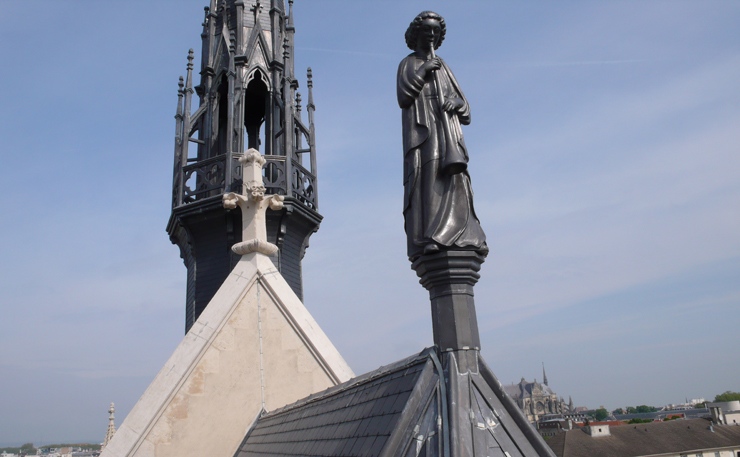 REIMS - Chapelle Saint-Joseph - Ange musicien